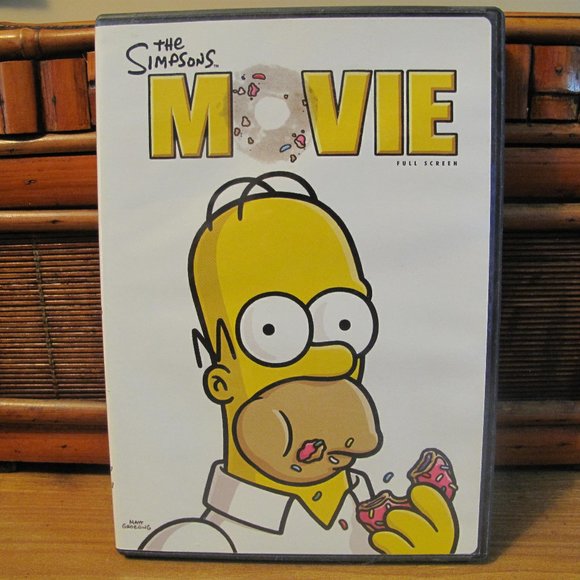 20th Century Fox Media The Simpsons Movie Dvd And Case Full Screen
